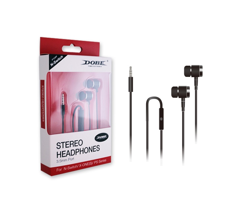 картинка Наушники для Nintendo Switch Stereo Headphones DOBE (TY-557). Купить Наушники для Nintendo Switch Stereo Headphones DOBE (TY-557) в магазине 66game.ru