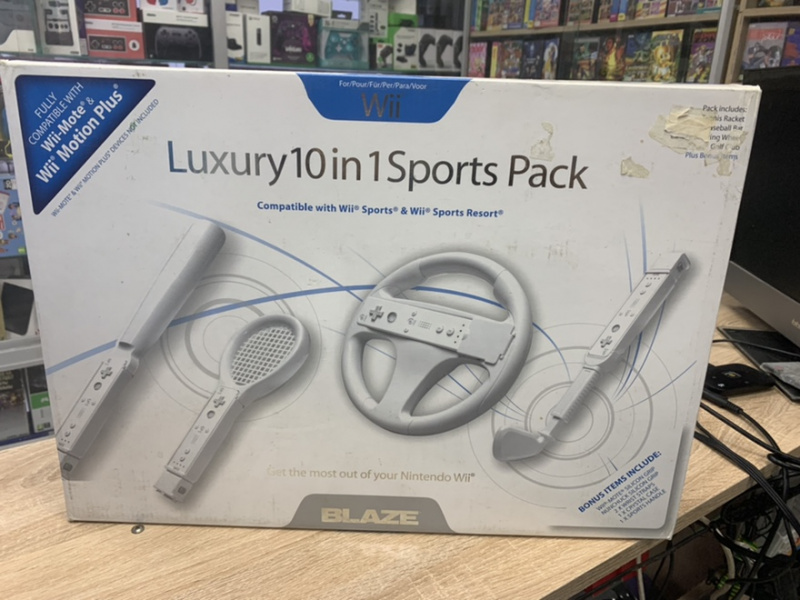 картинка Luxury 10 in 1 Sports Pack Wii Blaze. Купить Luxury 10 in 1 Sports Pack Wii Blaze в магазине 66game.ru