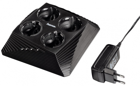 картинка Зарядная станция для зарядки 4-х Move контроллеров Hama (H-51883). Купить Зарядная станция для зарядки 4-х Move контроллеров Hama (H-51883) в магазине 66game.ru