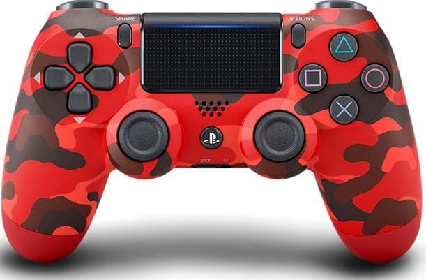 картинка Геймпад DualShock 4 v2 Red Camuflage (CUH-ZCT2G). Купить Геймпад DualShock 4 v2 Red Camuflage (CUH-ZCT2G) в магазине 66game.ru