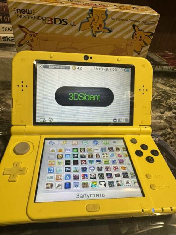 New Nintendo 3DS XL LL Pokemon Pikachu (два IPS). Купить New Nintendo 3DS XL LL Pokemon Pikachu (два IPS) в магазине 66game.ru