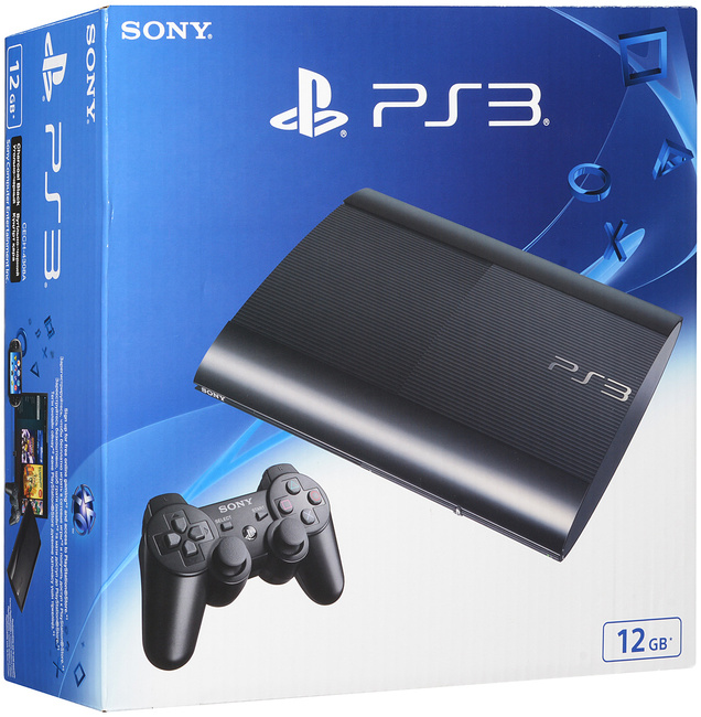 Sony PlayStation 3 Super Slim 12Gb . Купить Sony PlayStation 3 Super Slim 12Gb  в магазине 66game.ru