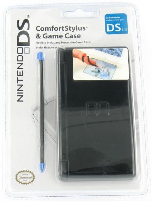 картинка Комплект (кейс для игр и стилус) чёрный для Nintendo DS Lite PDP. Купить Комплект (кейс для игр и стилус) чёрный для Nintendo DS Lite PDP в магазине 66game.ru