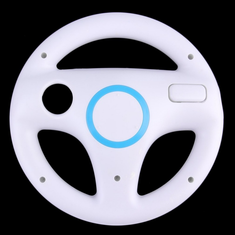 картинка Wheel - насадка в виде руля для джойстика Wii (белый). Купить Wheel - насадка в виде руля для джойстика Wii (белый) в магазине 66game.ru