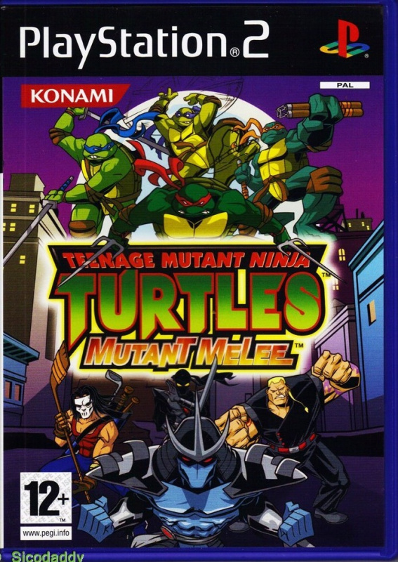 картинка Teenage Mutant Ninja Turtles Mutant Melee [PS2] USED. Купить Teenage Mutant Ninja Turtles Mutant Melee [PS2] USED в магазине 66game.ru