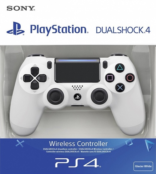 картинка Геймпад DualShock 4 v2 White для PS4. Купить Геймпад DualShock 4 v2 White для PS4 в магазине 66game.ru