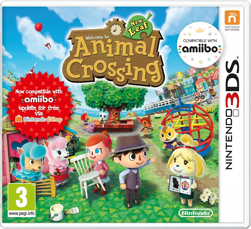 картинка Animal Crossing: New Leaf [3DS, английская версия] . Купить Animal Crossing: New Leaf [3DS, английская версия]  в магазине 66game.ru