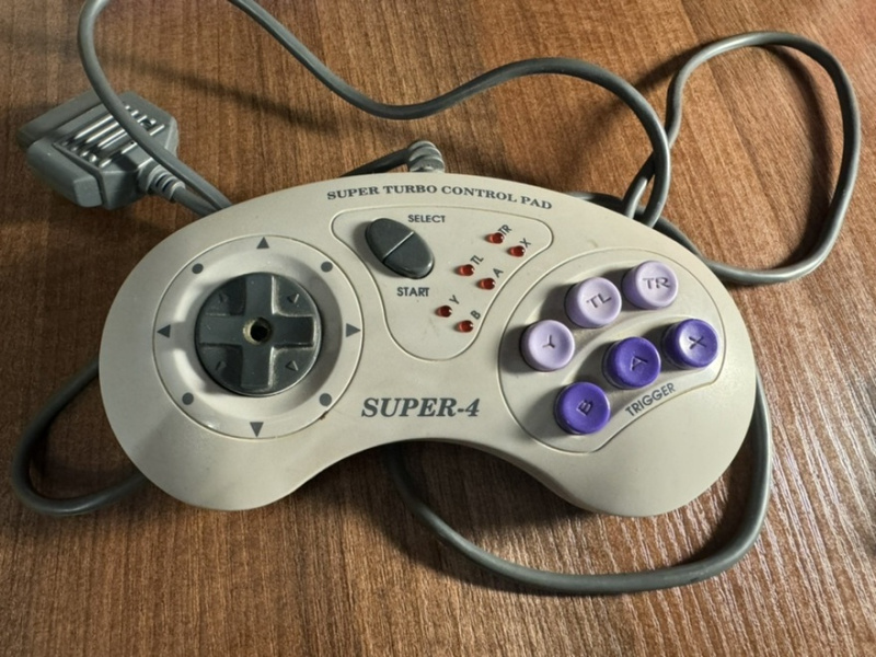 картинка Геймпад SNES ретро. Купить Геймпад SNES ретро в магазине 66game.ru
