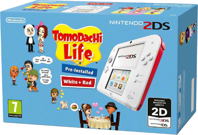 Nintendo Old 2DS (бело - красная) Tomodachi Life + 32 Gb (Игры) [USED]. Купить Nintendo Old 2DS (бело - красная) Tomodachi Life + 32 Gb (Игры) [USED] в магазине 66game.ru