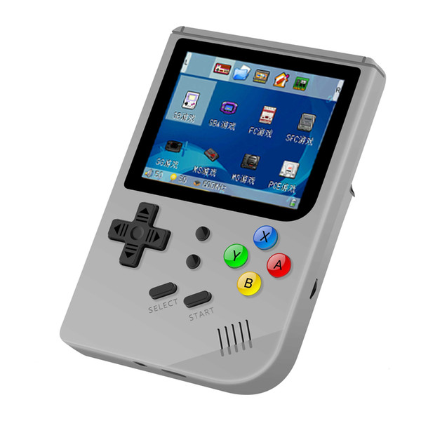 картинка Портативная игровая приставка RG300 Crysal Grey (серая) от магазина 66game.ru