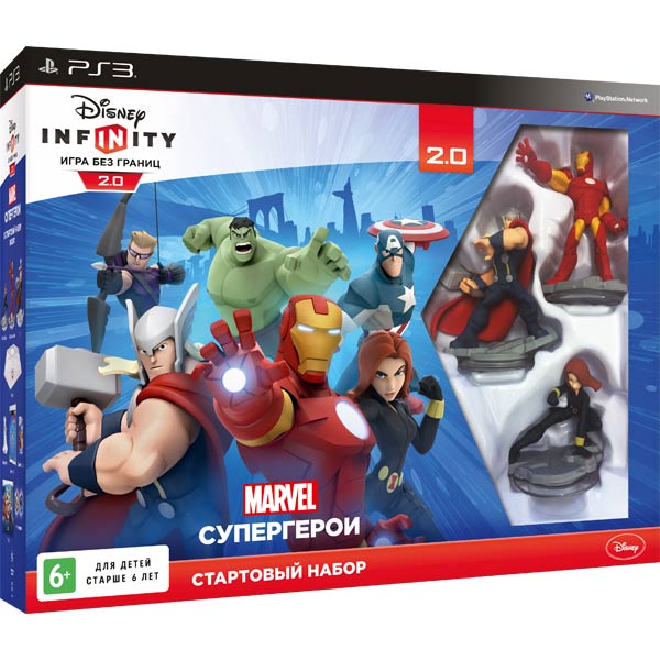 картинка Disney Infinity 2.0 (Marvel). Стартовый набор [PS3, английская версия]. Купить Disney Infinity 2.0 (Marvel). Стартовый набор [PS3, английская версия] в магазине 66game.ru