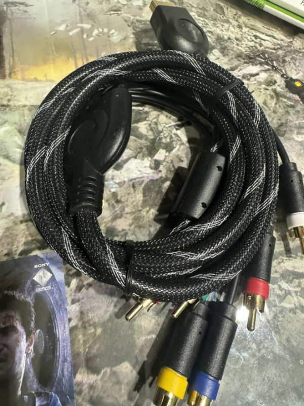 картинка Качественный компонентный кабель для PS2/PS3 (Component AV cable) original. Купить Качественный компонентный кабель для PS2/PS3 (Component AV cable) original в магазине 66game.ru