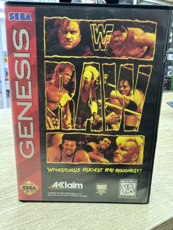 картинка WWF Raw (Original) [Sega Genesis]. Купить WWF Raw (Original) [Sega Genesis] в магазине 66game.ru