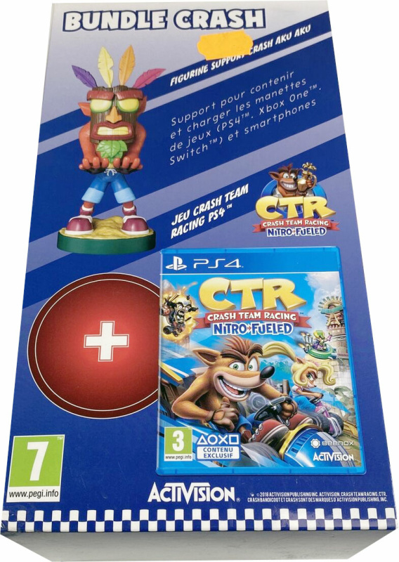 картинка Bundle Crash Team Racing + Стенд Cable Guy Aku Aku [PS4, английская версия]. Купить Bundle Crash Team Racing + Стенд Cable Guy Aku Aku [PS4, английская версия] в магазине 66game.ru