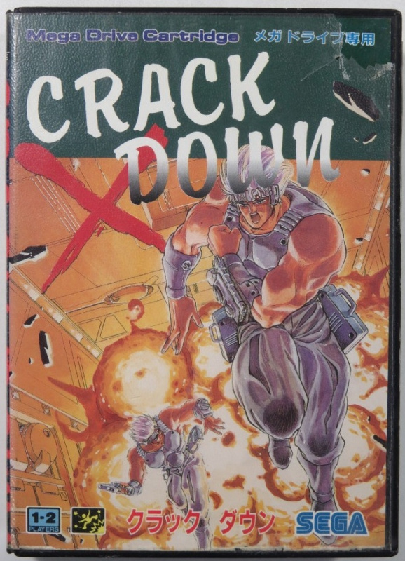 картинка Crack Down (Original) JPN [Sega]. Купить Crack Down (Original) JPN [Sega] в магазине 66game.ru