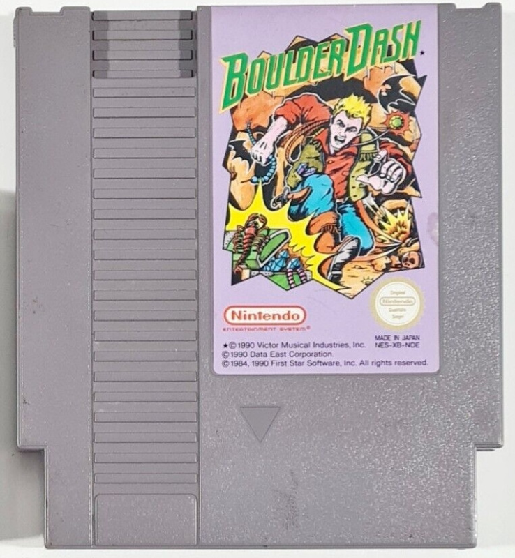 картинка Nintendo NES Boulder Dash ORIGINAL !!! Pal от магазина 66game.ru
