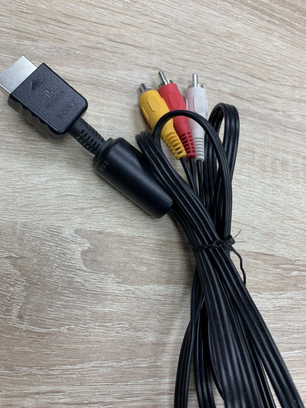 картинка Кабель AV для PS2 / PS3 / PS One Оригинал !. Купить Кабель AV для PS2 / PS3 / PS One Оригинал ! в магазине 66game.ru