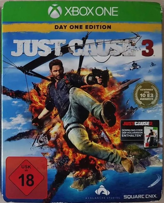 картинка Just Cause 3 Steelbook [Xbox One, английская версия] USED. Купить Just Cause 3 Steelbook [Xbox One, английская версия] USED в магазине 66game.ru