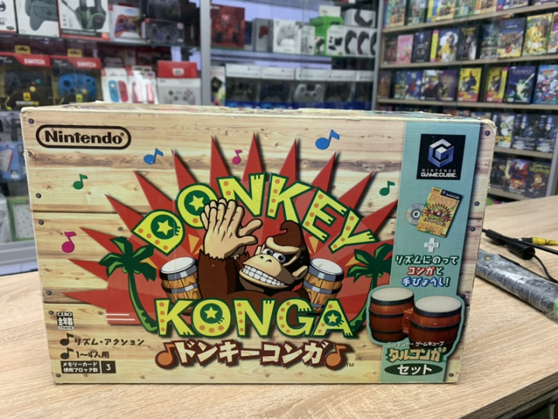 картинка Барабаны в коробке (GameCube) USED. Купить Барабаны в коробке (GameCube) USED в магазине 66game.ru