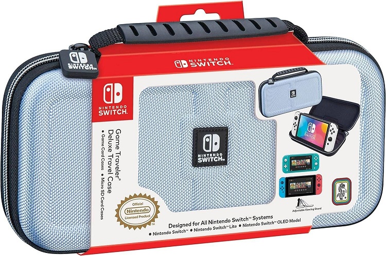 картинка Чехол Switch Deluxe Travel Case (Pastel Blue) (NNS30PB) . Купить Чехол Switch Deluxe Travel Case (Pastel Blue) (NNS30PB)  в магазине 66game.ru