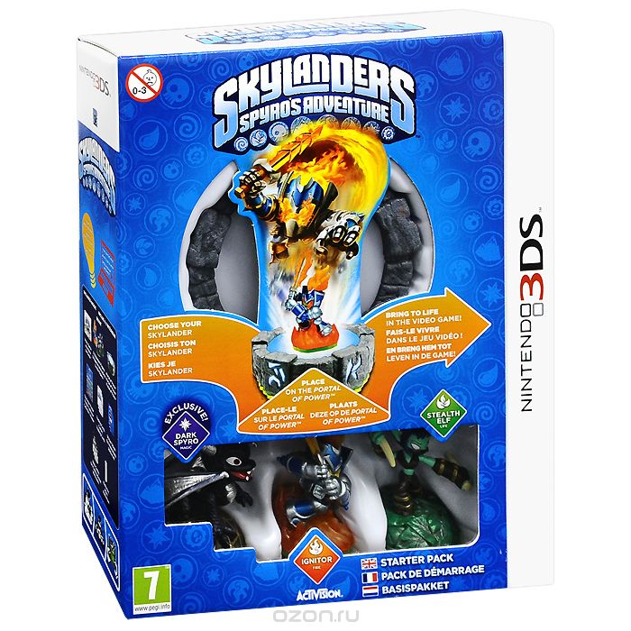 картинка Skylanders: Spyro’s Adventure (Скайлендеры). Стартовый набор [3DS]. Купить Skylanders: Spyro’s Adventure (Скайлендеры). Стартовый набор [3DS] в магазине 66game.ru
