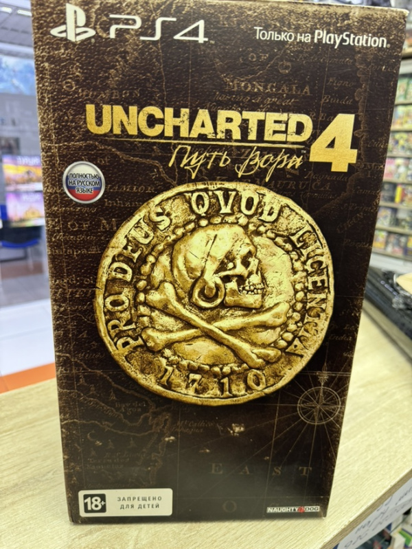 картинка Uncharted 4: Путь Вора Collector's Edition [PS4, русская версия] USED. Купить Uncharted 4: Путь Вора Collector's Edition [PS4, русская версия] USED в магазине 66game.ru
