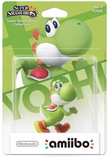 картинка Фигурка Amiibo Yoshi (коллекция Super Smash Bros). Купить Фигурка Amiibo Yoshi (коллекция Super Smash Bros) в магазине 66game.ru