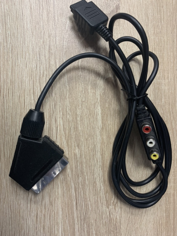 картинка Кабель RGB Scart + AV ретро для PS1/PS2/PS3 1,8 м Б/У. Купить Кабель RGB Scart + AV ретро для PS1/PS2/PS3 1,8 м Б/У в магазине 66game.ru