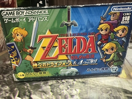 картинка The Legend of Zelda: Four Swords original [GBA]. Купить The Legend of Zelda: Four Swords original [GBA] в магазине 66game.ru