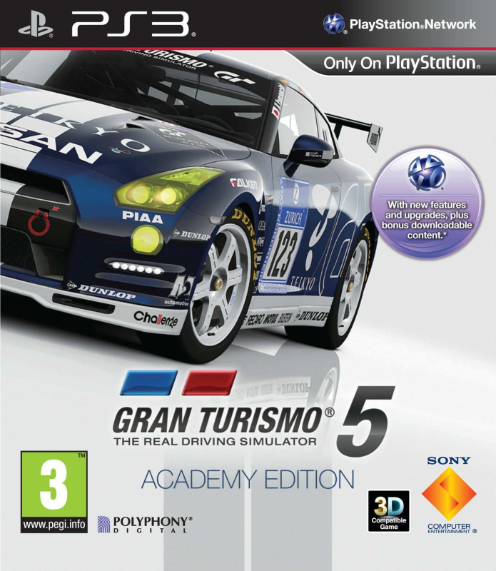 картинка Gran Turismo 5 Academy Edition [PS3, русская версия] от магазина 66game.ru