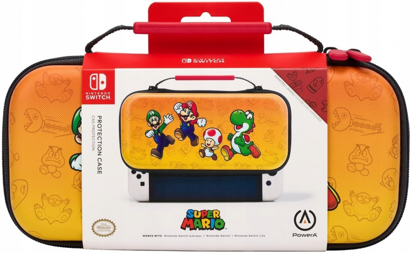 картинка Сумка Nintendo Switch+Lite+OLED Super Mario and Friends PowerA (Lot:20409J0301). Купить Сумка Nintendo Switch+Lite+OLED Super Mario and Friends PowerA (Lot:20409J0301) в магазине 66game.ru
