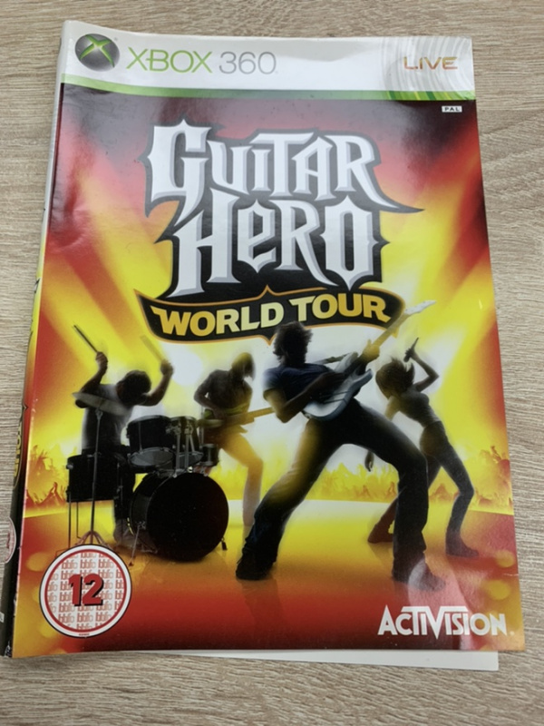 картинка Обложка игры XBOX 360 Guitar Hero World Tour. Купить Обложка игры XBOX 360 Guitar Hero World Tour в магазине 66game.ru