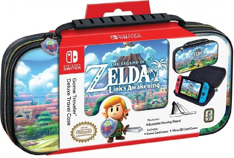картинка Защитная Сумка Deluxe Travel Case The Legend of Zelda Link's Awakening (NNS47). Купить Защитная Сумка Deluxe Travel Case The Legend of Zelda Link's Awakening (NNS47) в магазине 66game.ru