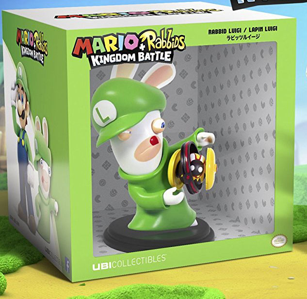 картинка Mario + Rabbids Kingdom Battle  Rabbid-Luigi Ubisoft фигурка16,5 cm. Купить Mario + Rabbids Kingdom Battle  Rabbid-Luigi Ubisoft фигурка16,5 cm в магазине 66game.ru