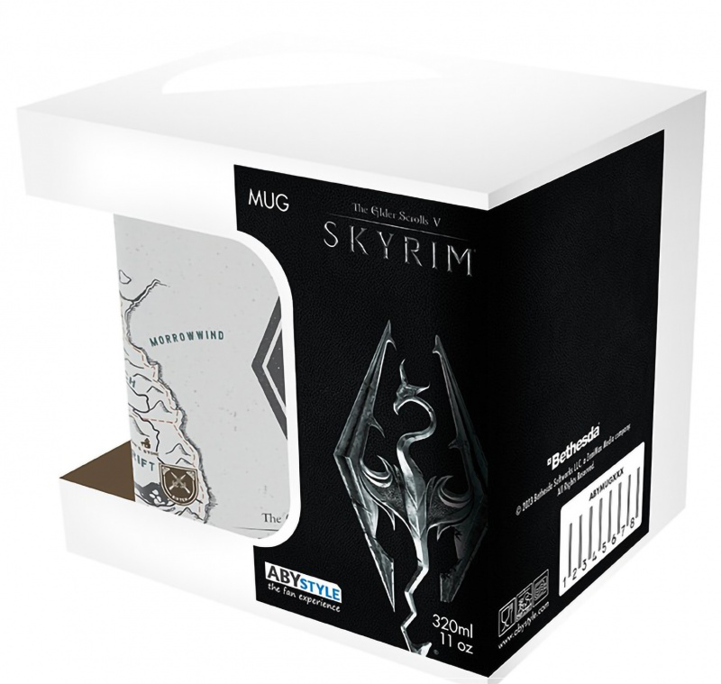 картинка Кружка Skyrim Map 320 мл ABYMUGA400 ABYstyle от магазина 66game.ru