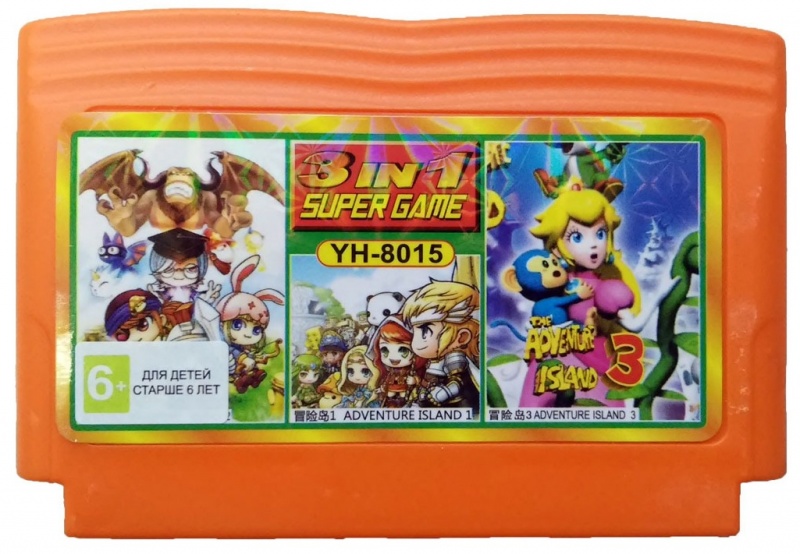 картинка 3in1 (AdventureIsland1,2,3) YH8015 . Купить 3in1 (AdventureIsland1,2,3) YH8015  в магазине 66game.ru