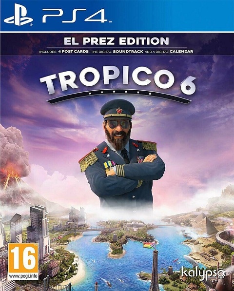 картинка Tropico 6 - El Prez Edition [PS4, русская версия]. Купить Tropico 6 - El Prez Edition [PS4, русская версия] в магазине 66game.ru