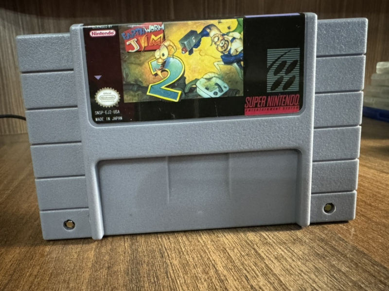 Earthworm Jim 2 (SNES NTSC). Купить Earthworm Jim 2 (SNES NTSC) в магазине 66game.ru