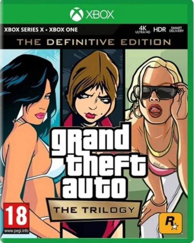 картинка Grand Theft Auto The Trilogy [Xbox One, Series X, русские субтитры] USED. Купить Grand Theft Auto The Trilogy [Xbox One, Series X, русские субтитры] USED в магазине 66game.ru