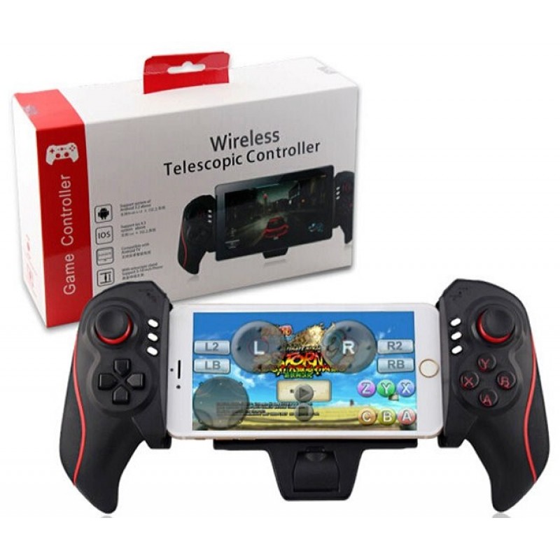 картинка Геймпад для телефона Wireless Telecospic Controller [IOS/Android]. Купить Геймпад для телефона Wireless Telecospic Controller [IOS/Android] в магазине 66game.ru