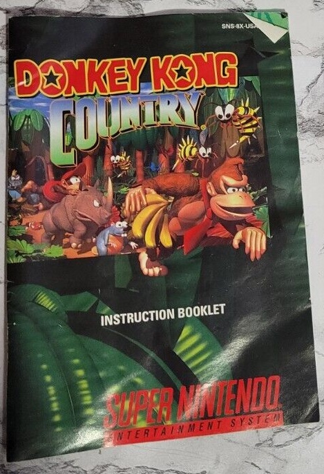 картинка Мануал Donkey Kong Country SNES. Купить Мануал Donkey Kong Country SNES в магазине 66game.ru