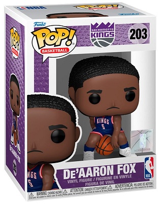 картинка Фигурка Funko POP! NBA Kings De'Aaron Fox (203). Купить Фигурка Funko POP! NBA Kings De'Aaron Fox (203) в магазине 66game.ru