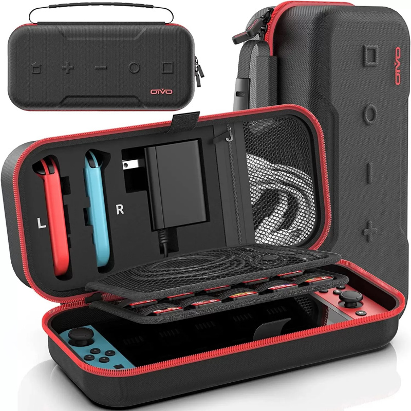 картинка Чехол защитный Carry Case Red (красный) Switch/Switch OLED Oivo (IV-SW178). Купить Чехол защитный Carry Case Red (красный) Switch/Switch OLED Oivo (IV-SW178) в магазине 66game.ru