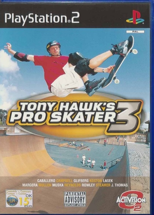картинка Tony Hawk's Pro Skater 3 [PS2] USED. Купить Tony Hawk's Pro Skater 3 [PS2] USED в магазине 66game.ru