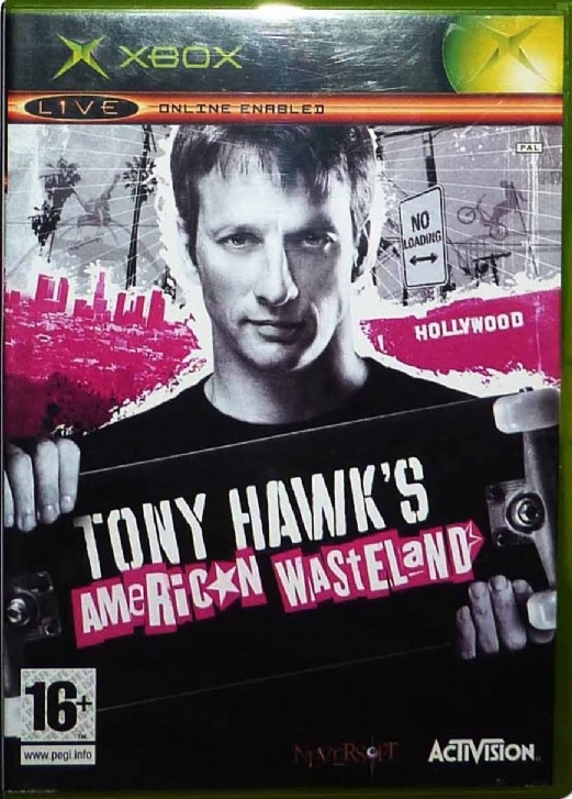 картинка Tony Hawk's American Wasteland original [XBOX, английская версия] USED. Купить Tony Hawk's American Wasteland original [XBOX, английская версия] USED в магазине 66game.ru