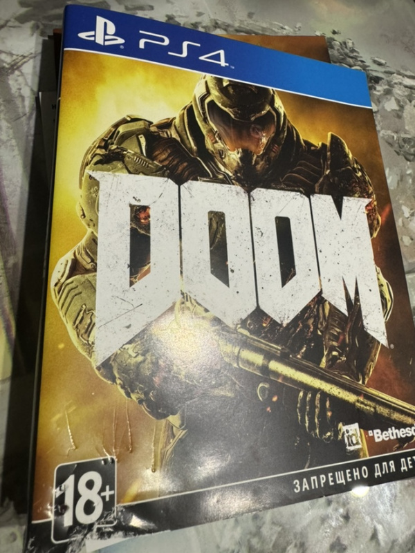 картинка Обложка игры DOOM  PS4. Купить Обложка игры DOOM  PS4 в магазине 66game.ru