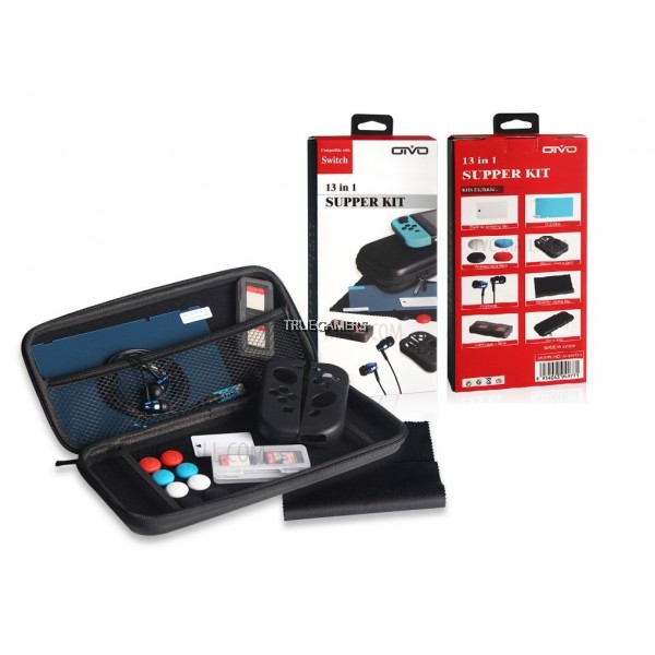 картинка Набор Super Kit 13в1 для Nintendo Switch OIVO (IV-SWT01). Купить Набор Super Kit 13в1 для Nintendo Switch OIVO (IV-SWT01) в магазине 66game.ru