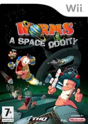 картинка Worms (Червячки) a Space Oddity [Wii] USED. Купить Worms (Червячки) a Space Oddity [Wii] USED в магазине 66game.ru