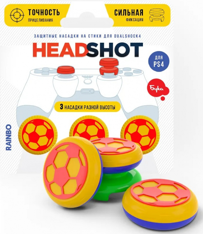 картинка Накладки на стики для контроллера PS4/PS5 Футбол. Купить Накладки на стики для контроллера PS4/PS5 Футбол в магазине 66game.ru