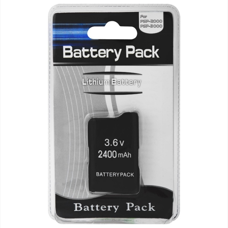 картинка Аккумулятор PSP Slim 2000-3000 2400 mAh 3.6V. Купить Аккумулятор PSP Slim 2000-3000 2400 mAh 3.6V в магазине 66game.ru